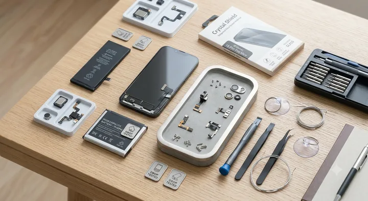 Phone repair parts and tools